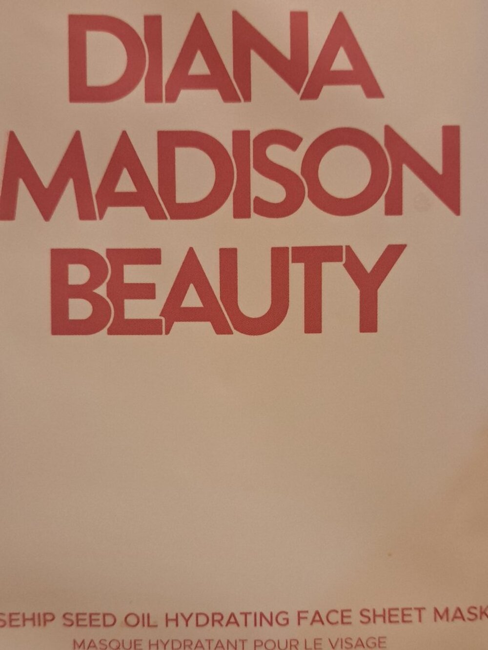 DIANA MADISON BEAUTY THE GLOW FACTOR HYDRATING FACE MASK SHEET